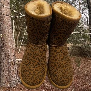 Leopard Print Boots